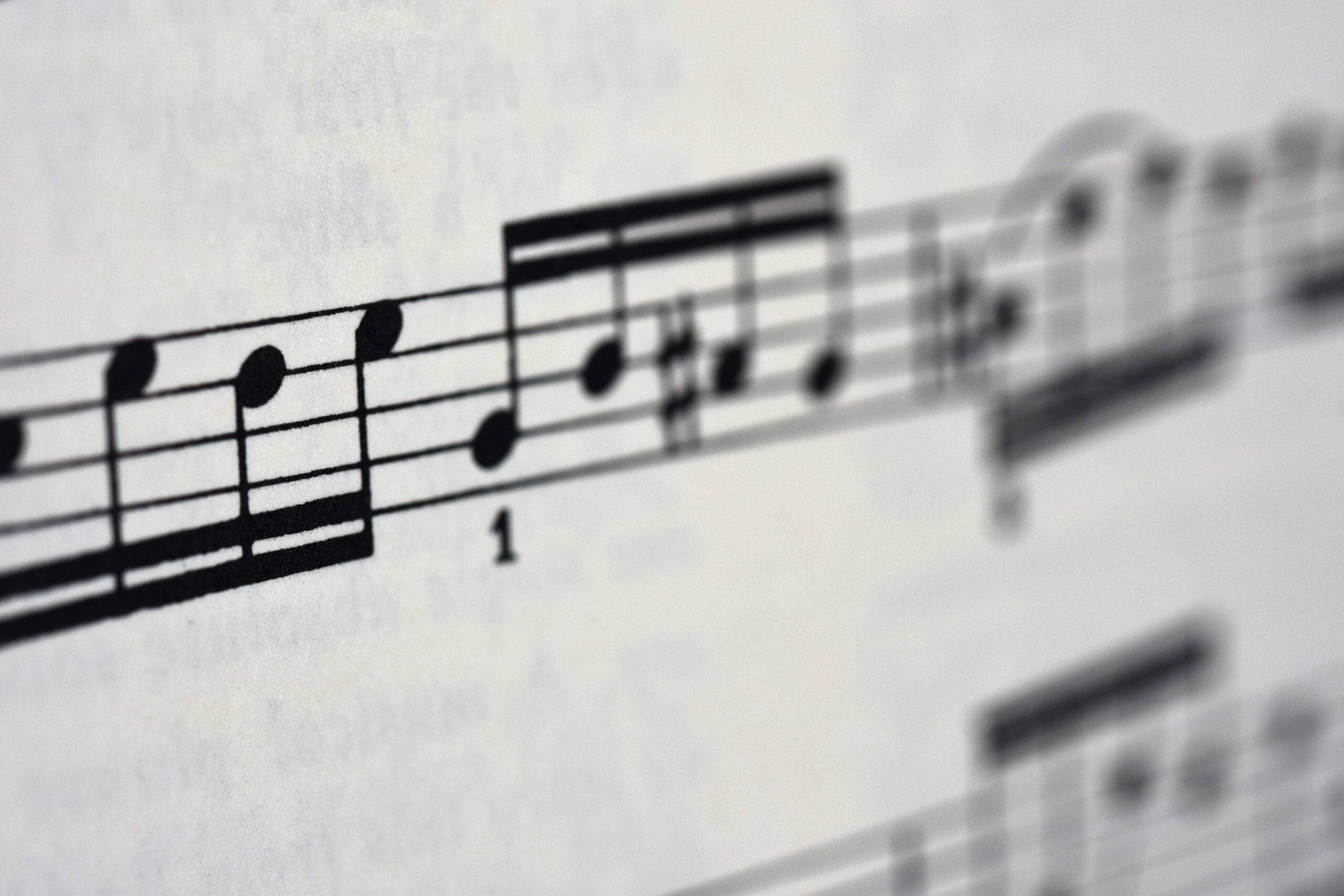 partition d'une musique messe enterrement